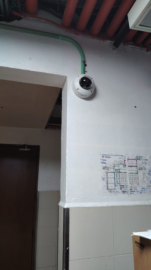 Instalación de cámara IP con ductería