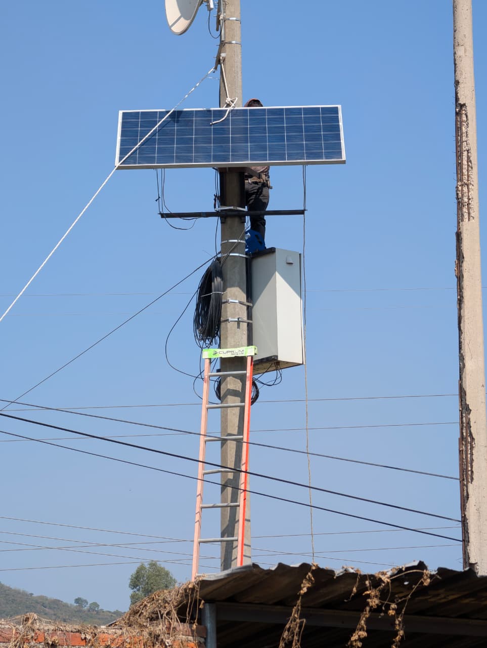 Instalación de panel solar